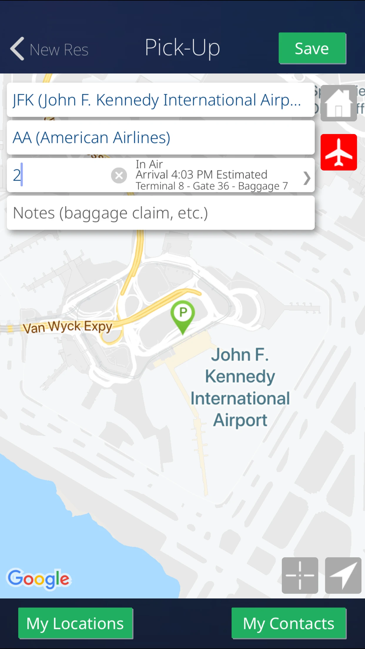 US Sedan Service Worldwide screenshot